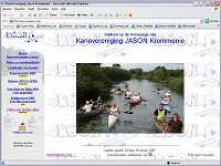 Internet site van Kanovereniging Jason, Krommenie